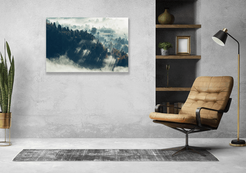 Wall Art Canvas - Mountain Top Forest
