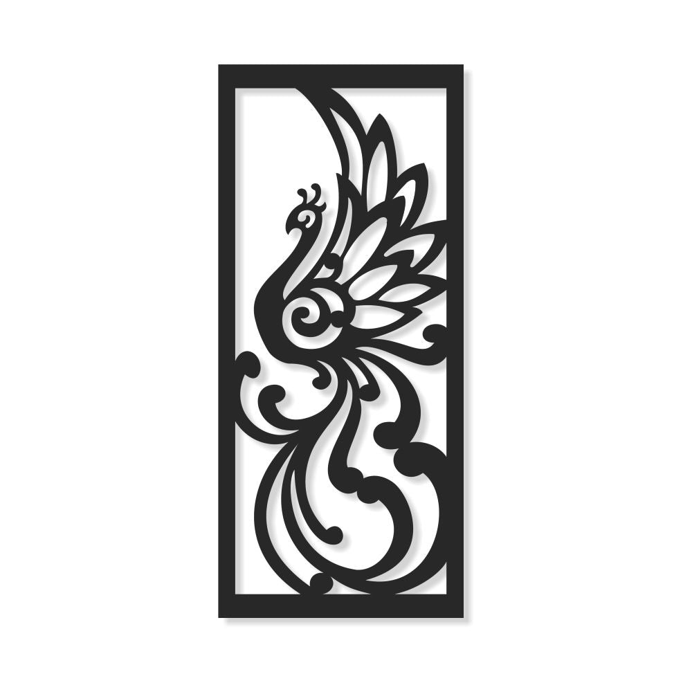 Aluminum Decorative Screen - Song Bird - 145 L x 63.4 W cm