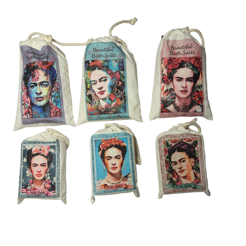 Frida Kahlo Bath Salts and Soap Set