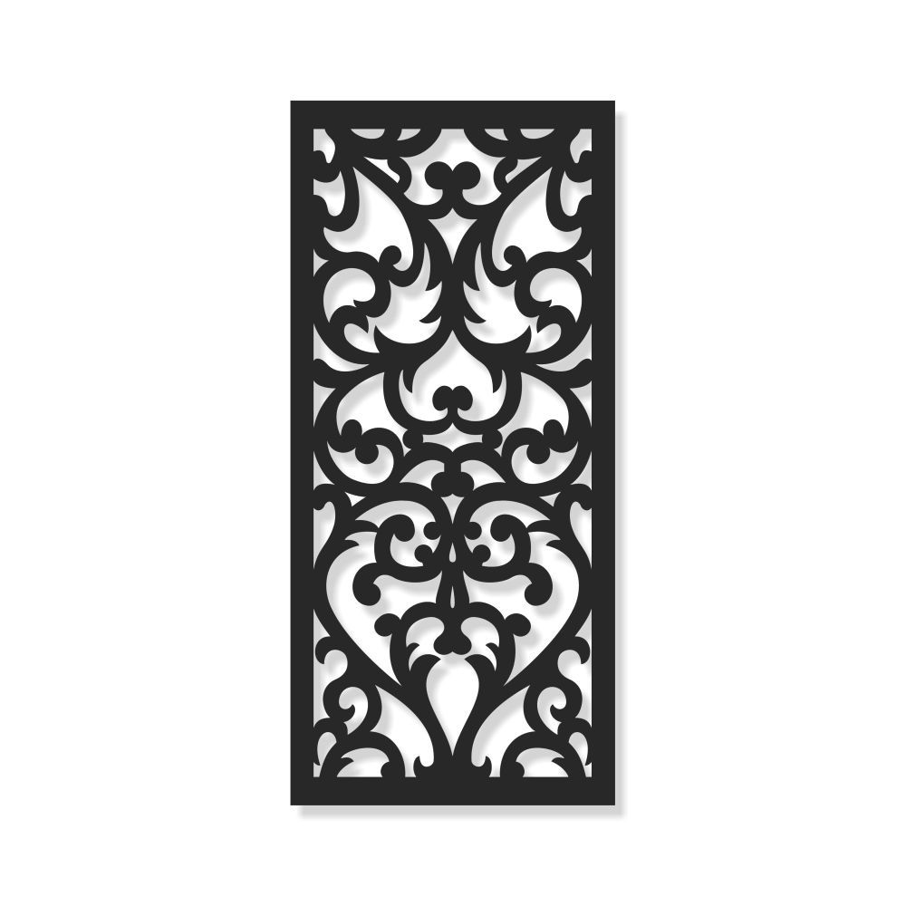 Aluminum Decorative Screen - Vines - 145 L x 64.3 W cm