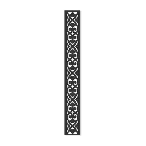 Aluminium Decorative Screen - Trellis Heart