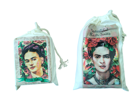 Frida Kahlo Bath Salt and Soap Set - Vanilla