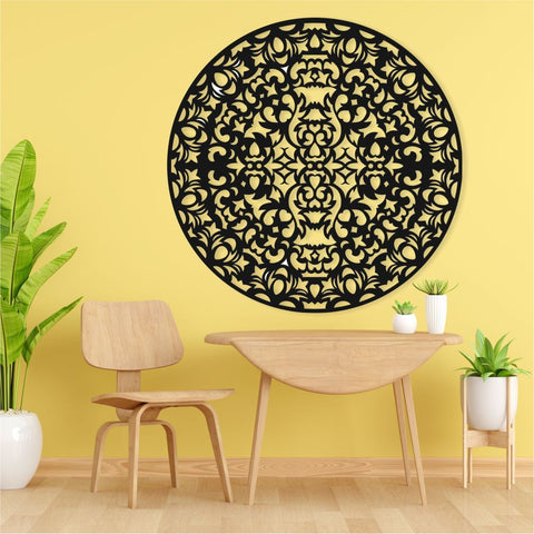 Aluminum Decorative Screen - Geometric Abstract Pattern Circular