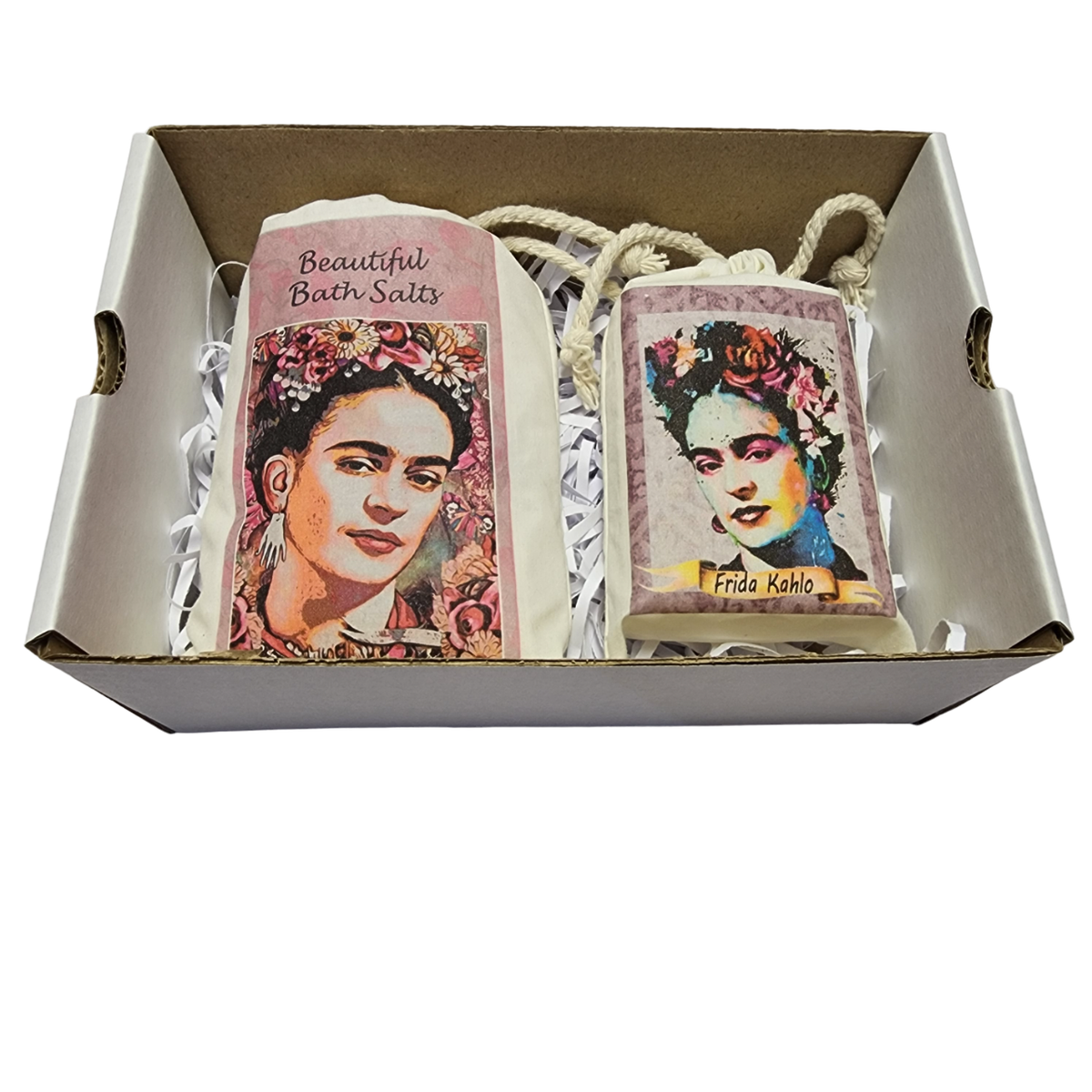 Frida Kahlo Bath Salt and Soap Set - Rose