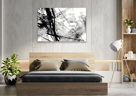 Wall Art Canvas - Abstract Ink Paint Vector Background