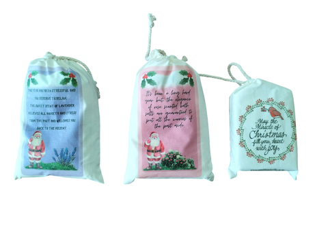 Christmas Themed Bath Salt and Soap Set - Lavender & Vanilla