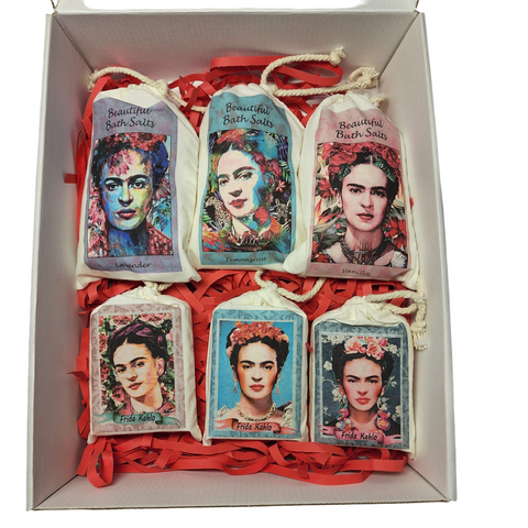 Frida Kahlo Bath Salts and Soap Set